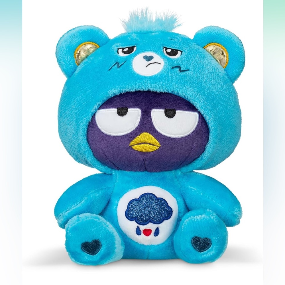 Care Bears Badtz-Maru Sanrio Dressed As Grumpy Bear 9"Fun-Size Plush,Blu…